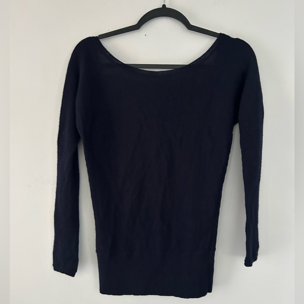 Rachael Comey Alpaca Sweater Lace Cut Out Size M Blue